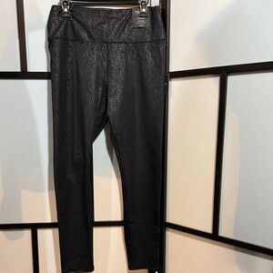 Simply Vera Vera Wang Black Textured Leggings